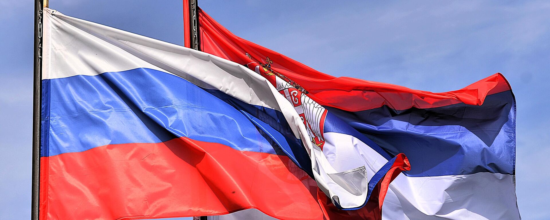 Ruska i srpska zastava Ruska i srpska zastava - Sputnik Srbija, 1920, 24.02.2026