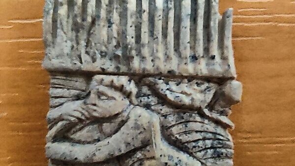 Fragment češlja sa scenama iz Svetog pisma iz perioda od 4. do 6. veka  - Sputnik Srbija