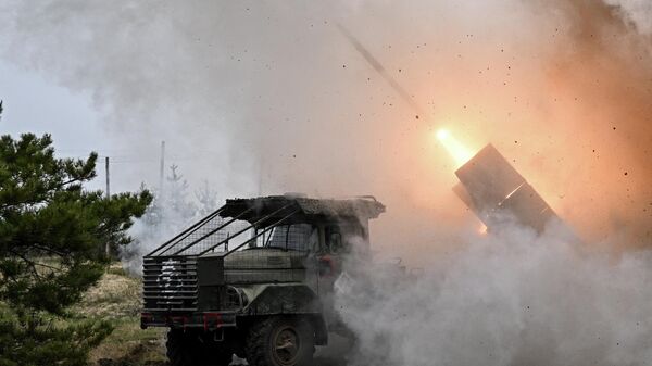 Паљба из ракетног система град у зони специјалне војне операције - Sputnik Србија