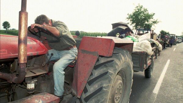 Etničko čišćenje Srba sa prostora Hrvatske u zločinačkoj akciji ,,Oluja 1995. godine. - Sputnik Srbija