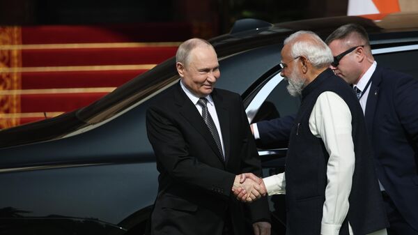 Владимир Путин и Нарендра Моди - Sputnik Србија