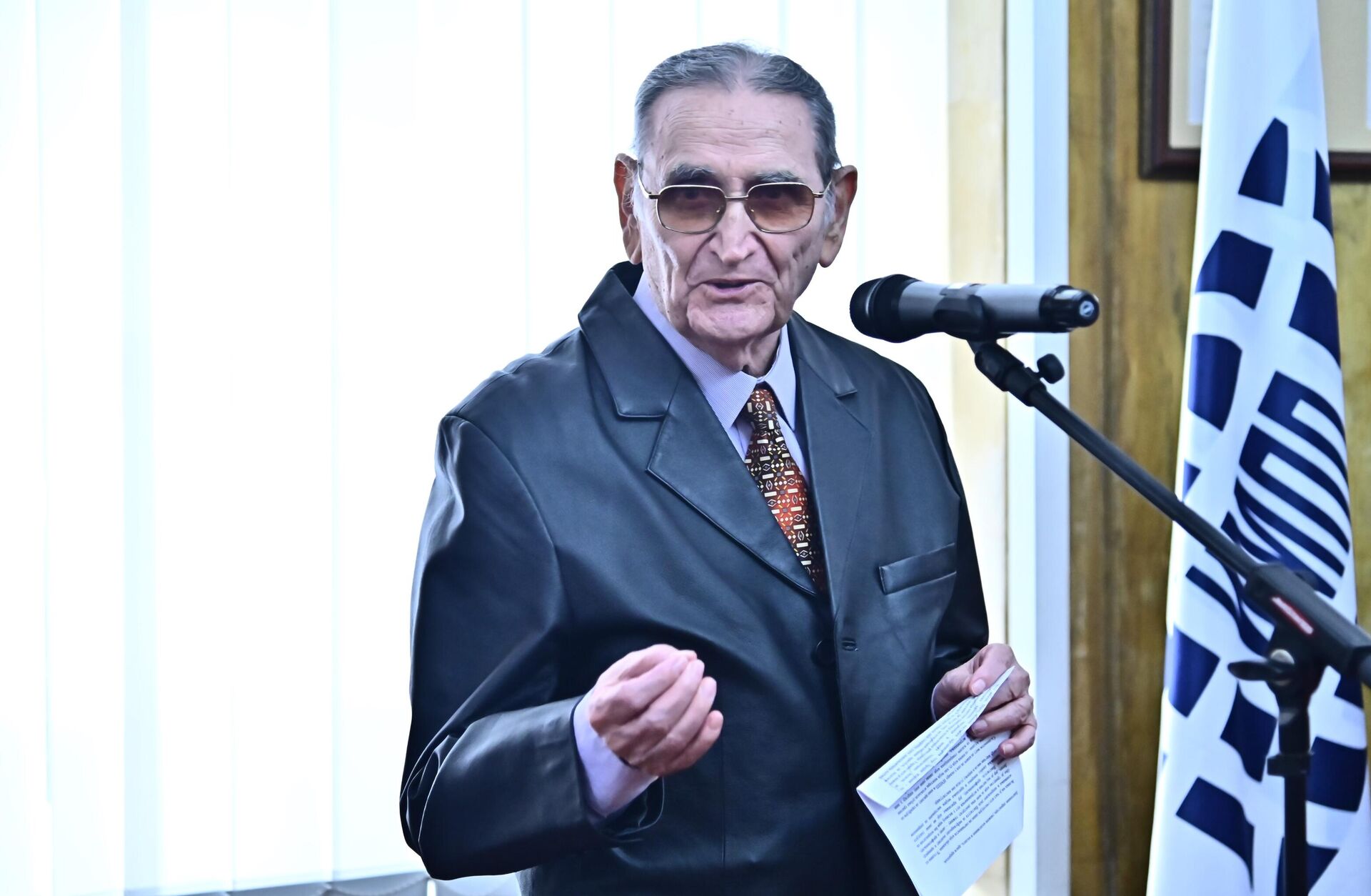 U ime laureata prisutnima se obratio prof. dr Vladimir Grečić U ime laureata prisutnima se obratio prof. dr Vladimir Grečić - Sputnik Srbija, 1920, 08.12.2025