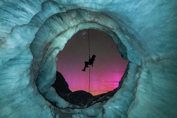 „Светла и лед“ – Тори Харп Аораки/Национални парк Маунт Кук, Нови Зеланд. - Sputnik Србија