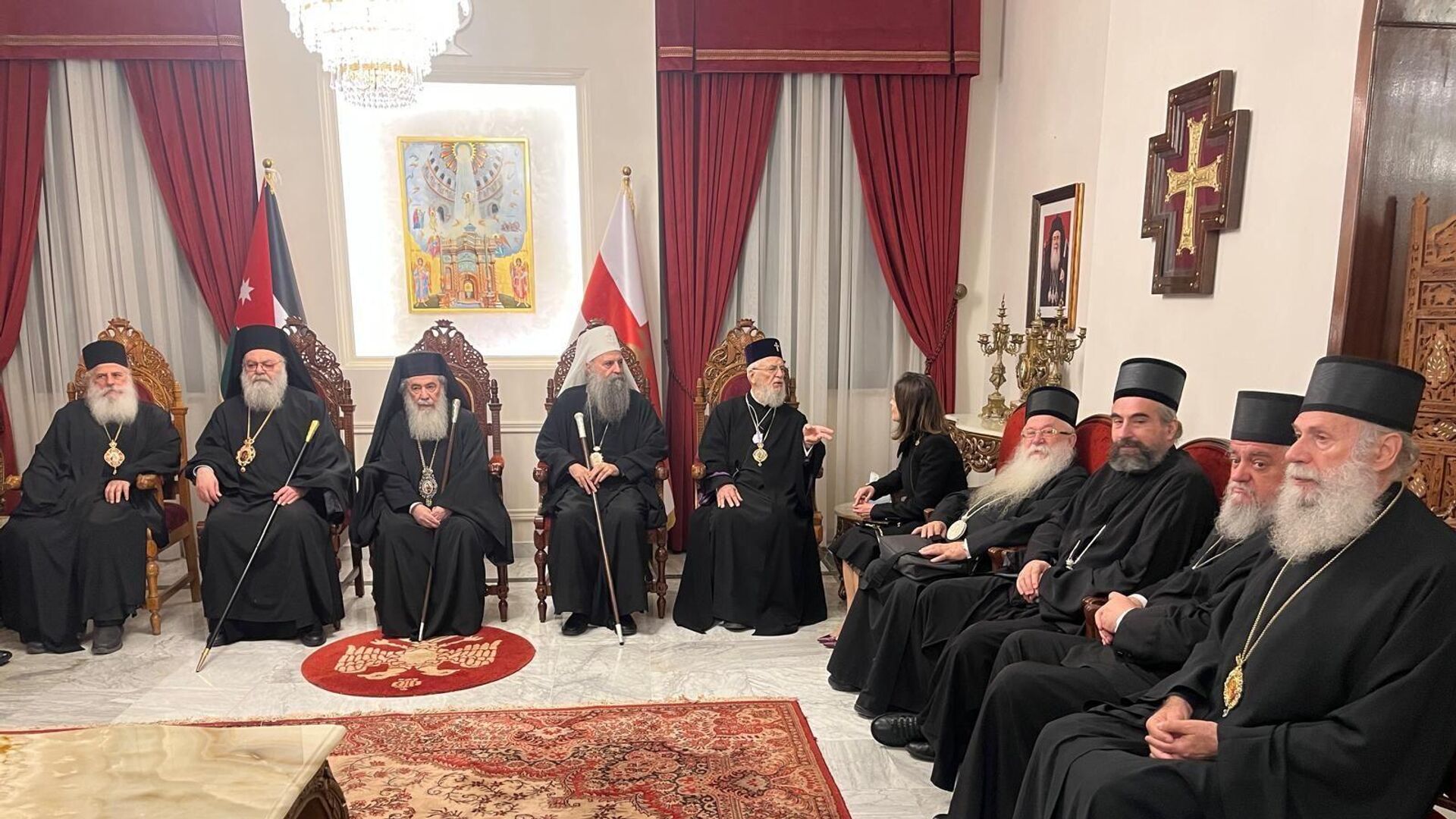 Порфирије у Витанији на Међународној конференцији Балкански међурелигијски дијалог Порфирије у Витанији на Међународној конференцији Балкански међурелигијски дијалог - Sputnik Србија, 1920, 10.12.2025