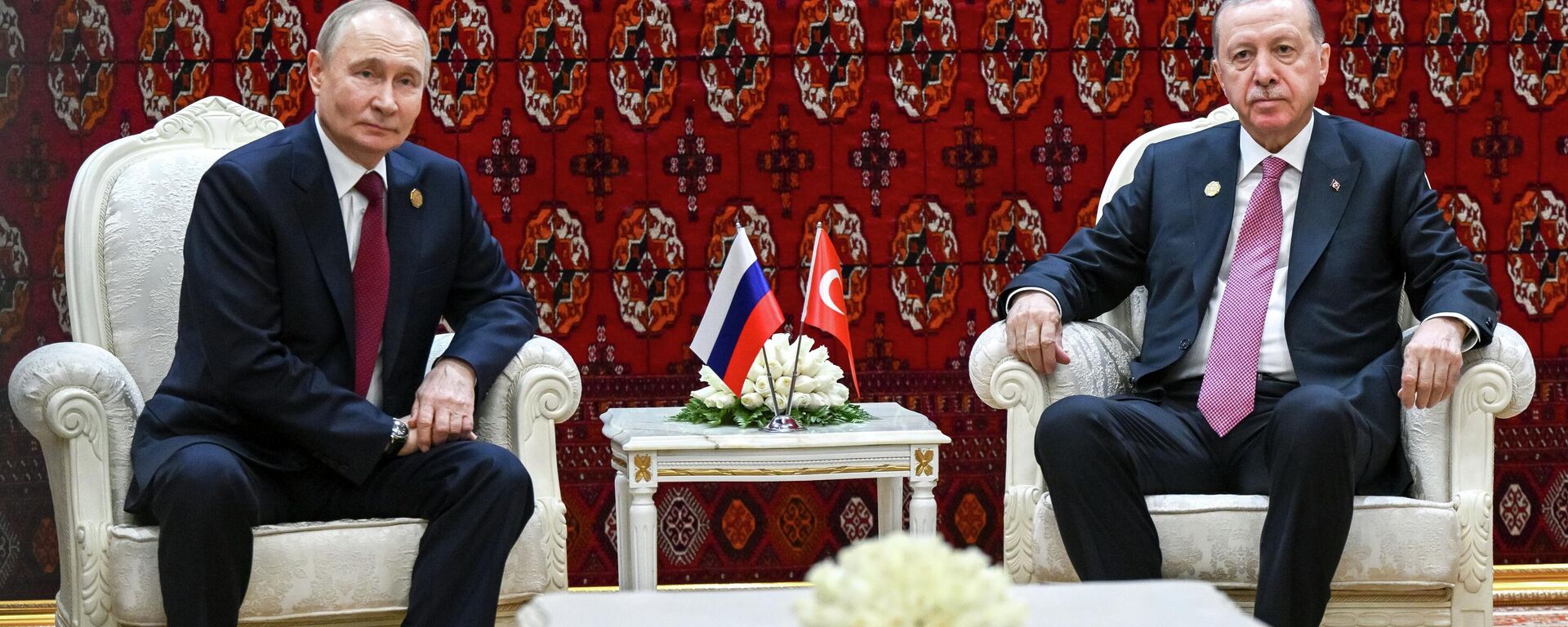 Ruski predsednik Vladimir Putin i Redžep Tajip Erdogan, turski predsednik - Sputnik Srbija, 1920, 12.12.2025