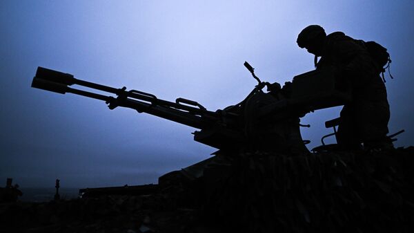 Руски војник у зони специјалне операције Руски војник у зони специјалне операције - Sputnik Србија