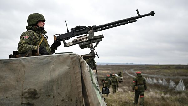 Јединица групе Југ у зони специјалне војне операције Јединица групе Југ у зони специјалне војне операције - Sputnik Србија