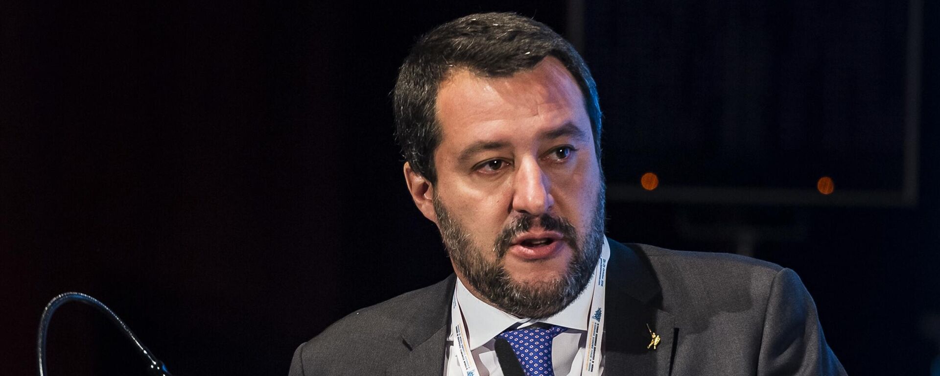 Министар саобраћаја и инфраструктуре и вицепремијер Италије Матео Салвини.  - Sputnik Србија, 1920, 16.12.2025