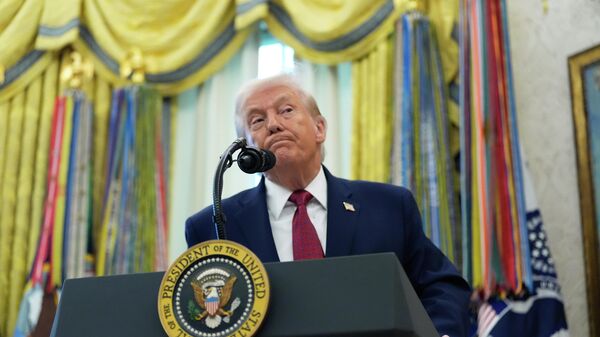 Амерички председник Доналд Трамп. - Sputnik Србија