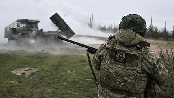 Ракетни систем град у зони специјалне војне операације - Sputnik Србија