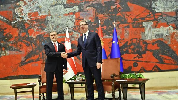 Vučić se sastao sa predsednikom Gruzije /foto/