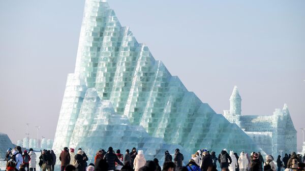Крупнейший в мире тематический парк Лед и снег в Харбине, Китай - Sputnik Србија
