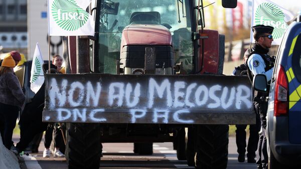 Протест пољопривредника у Француској. - Sputnik Србија