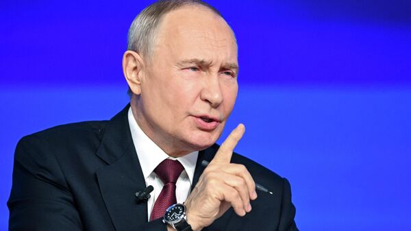 
Godišnja konferencija predsednika Rusije Vladimira Putina - Sputnik Srbija