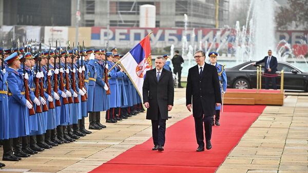 Председник Словачке у дводневној посети Србији, састао се са Вучићем