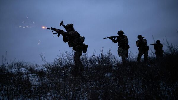 Војници специјалних снага Ахмат у зони специјалне војне операције - Sputnik Србија
