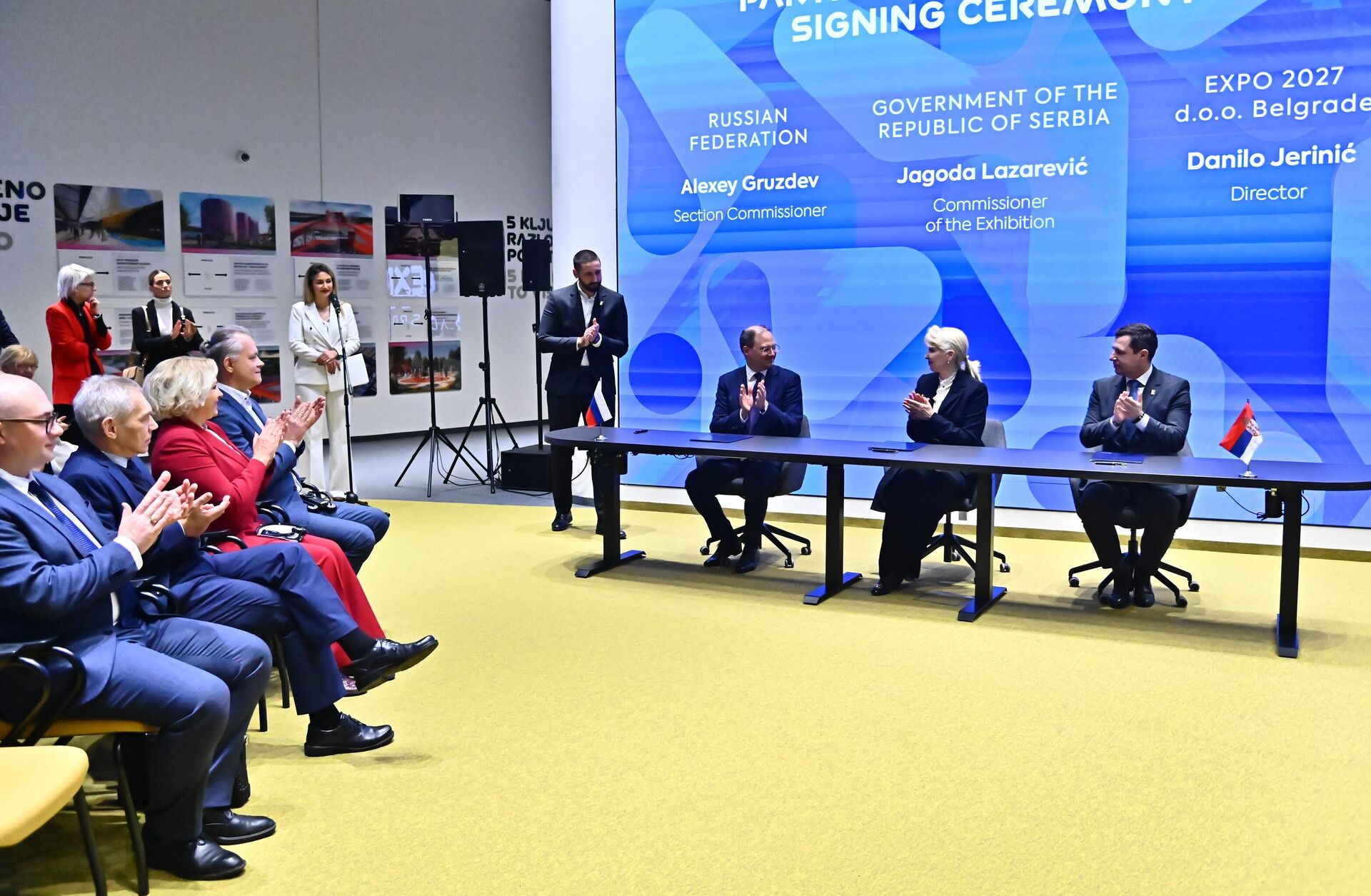 Svečana ceremonija potpisivanja Ugovora o učešću Ruske Federacije na specijalizovanoj izložbi Ekspo 2027  - Sputnik Srbija, 1920, 24.12.2025