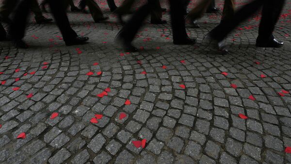 Vojni marš u Belgiji - Sputnik Srbija