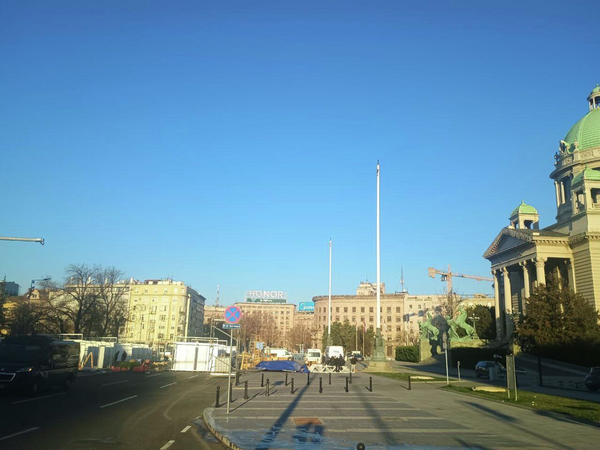 Плато испред Скупштине Србије - Sputnik Србија, 1920, 29.12.2025