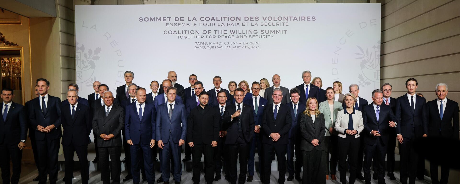 Lideri tzv. koalicije voljnih na sastanku u Parizu - Sputnik Srbija, 1920, 06.01.2026