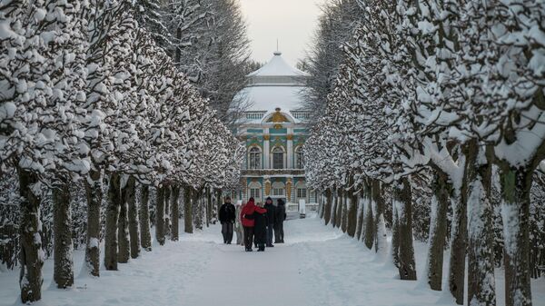 Отдыхающие в Государственном музее-заповеднике Царское Село - Sputnik Србија