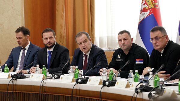 Sednica Republičkog štaba za vanredne situacije. - Sputnik Srbija