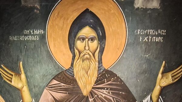 Данас је свети Симеон Мироточиви, верује се да лоза коју је посадио има посебну моћ