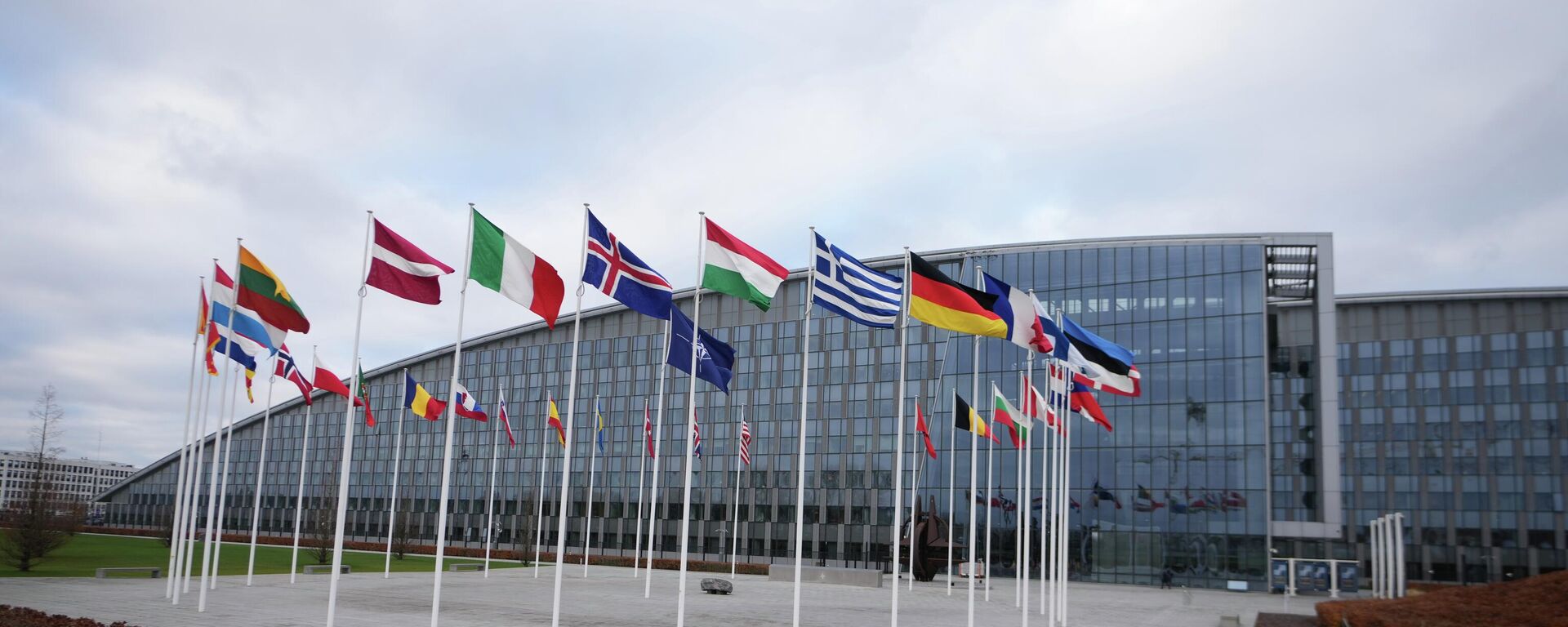 НАТО заставе, представништво НАТО у Бриселу - Sputnik Србија, 1920, 17.01.2026