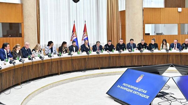 Седница Републичког штаба за ванредне ситуације - Sputnik Србија