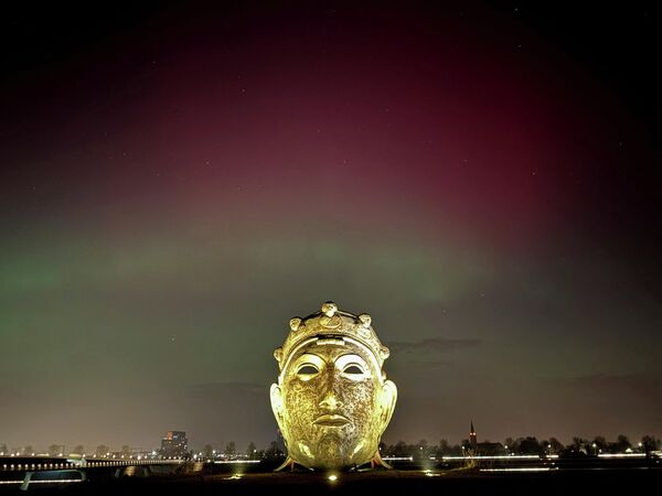 Aurora borealis u Holandiji. - Sputnik Srbija