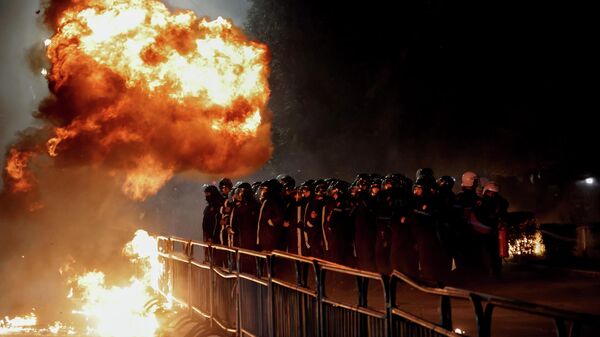 протест у Тирани - Sputnik Србија