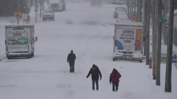 Снег у Америци. - Sputnik Србија