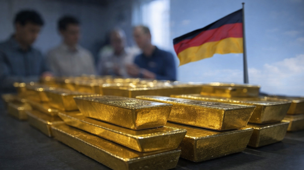 Nemačka pred velikim pitanjem, ostaviti zlato u SAD i možda ostati bez njega ili ga povući i još više isporovocirati Trampa - Sputnik Srbija