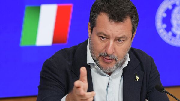 Zamenik italijanskog premijera Mateo Salvini - Sputnik Srbija