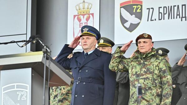 Elitna 72. brigada  obeležila krsnu slavu - Sputnik Srbija