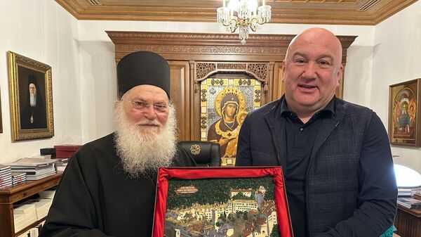 Ministar Popović u poseti Svetoj Gori - Sputnik Srbija