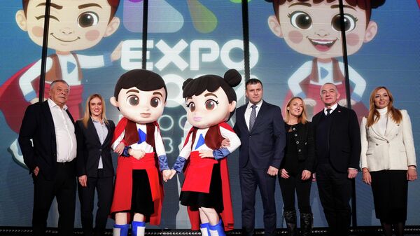 Maskote Ekspa 2027: Rastko i Milica - Sputnik Srbija