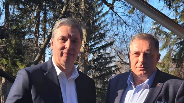 Aleksandar Vučić i Milorad Dodik - Sputnik Srbija