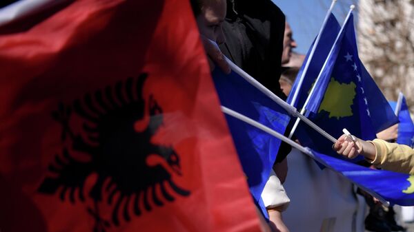 Zastava Albanije i takozvanog Kosova - Sputnik Srbija
