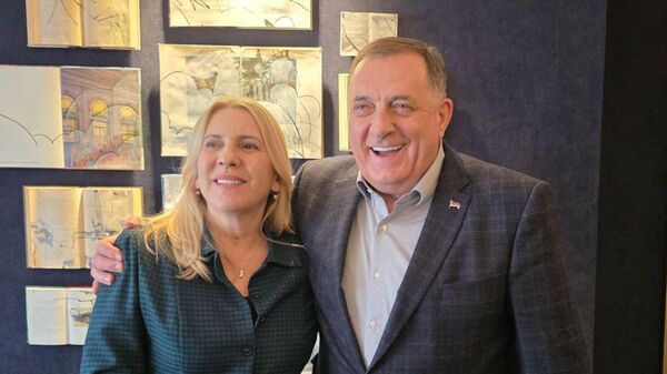 Željka Cvijanović i Milorad Dodik - Sputnik Srbija