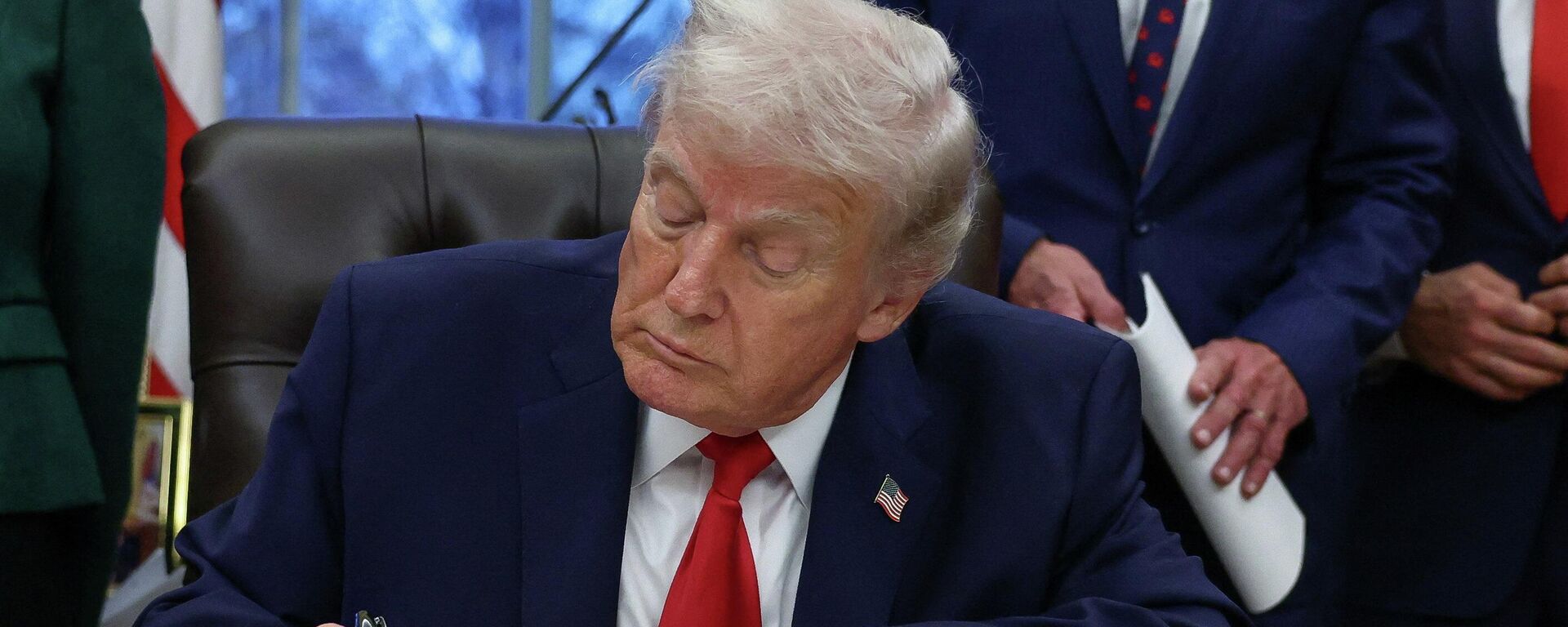 Доналд Трамп - Sputnik Србија, 1920, 21.02.2026