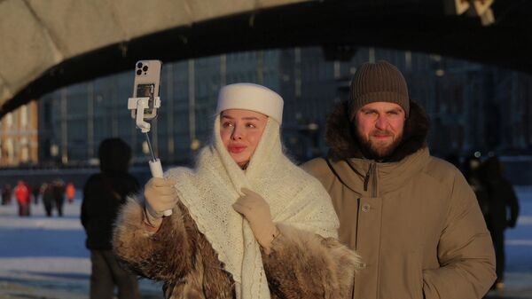 Морозный день в Санкт-Петербурге - Sputnik Србија