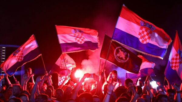 хрватске заставе, илустрација - Sputnik Србија