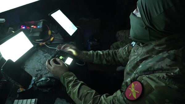 Борбена дејства посада беспилотних летелица „Молнија“ групе „Запад“ - Sputnik Србија