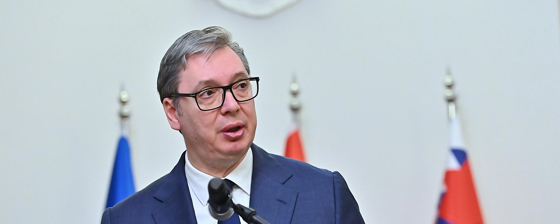 Председник Србије Александар Вучић  - Sputnik Србија, 1920, 26.02.2026