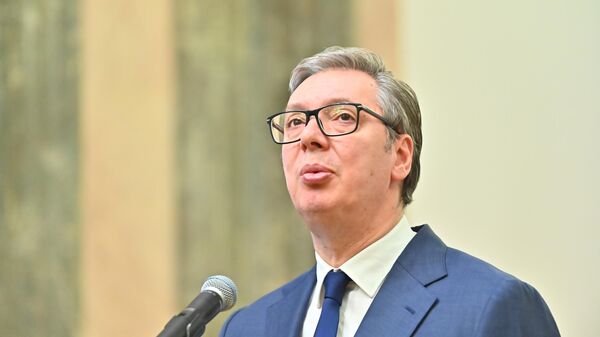 Predsednik Srbije Aleksandar Vučić  - Sputnik Srbija