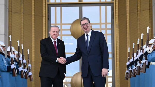 Реџеп Тајип Ердоган и Александар Вучић - Sputnik Србија