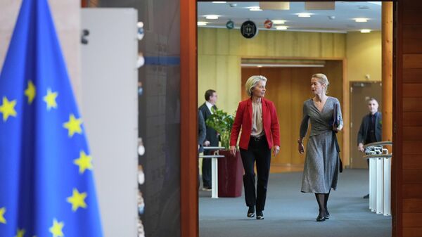 Урсула фон дер Лајен и Каја Калас - Sputnik Србија