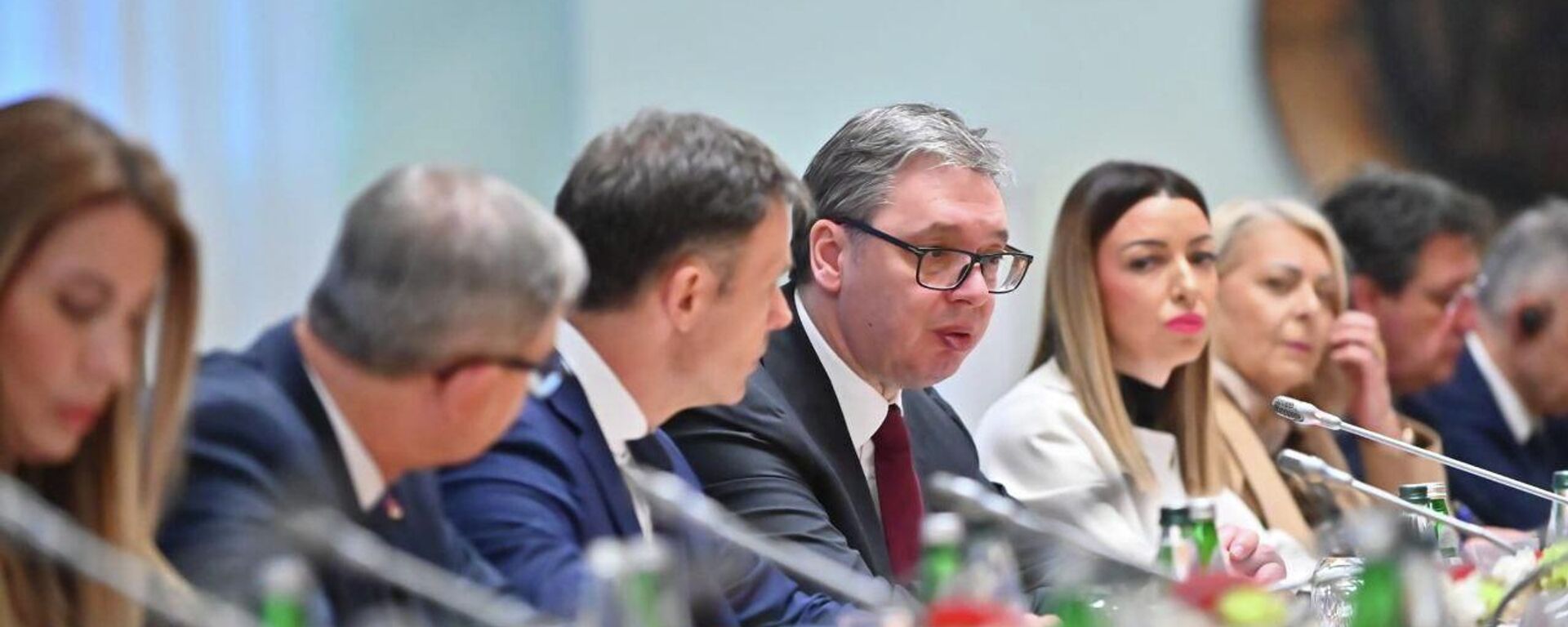 Вучић на седници Савета за стратешко партнерство између Србије и Азербејџана - Sputnik Србија, 1920, 15.02.2026