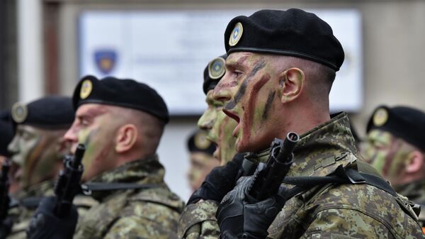 Скуп у Приштини поводом подршке тзв. ОВК - Sputnik Србија